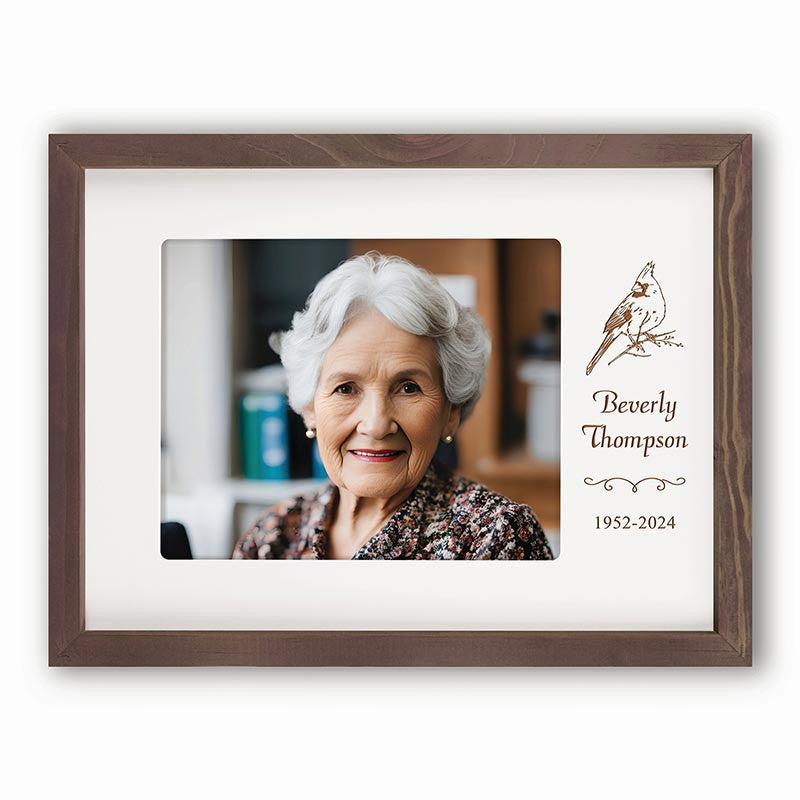 PGD Photo Sign Frame 8x 10 - Wood w/Personalization