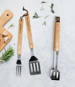 PGD BBQ Tool Set 3 piece w/Personalization
