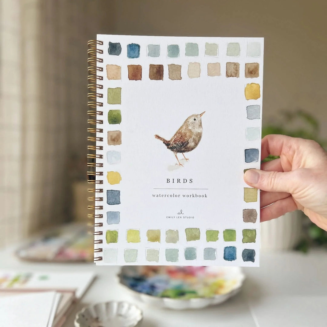 Emily Lex Watercolor Workbook - Birds