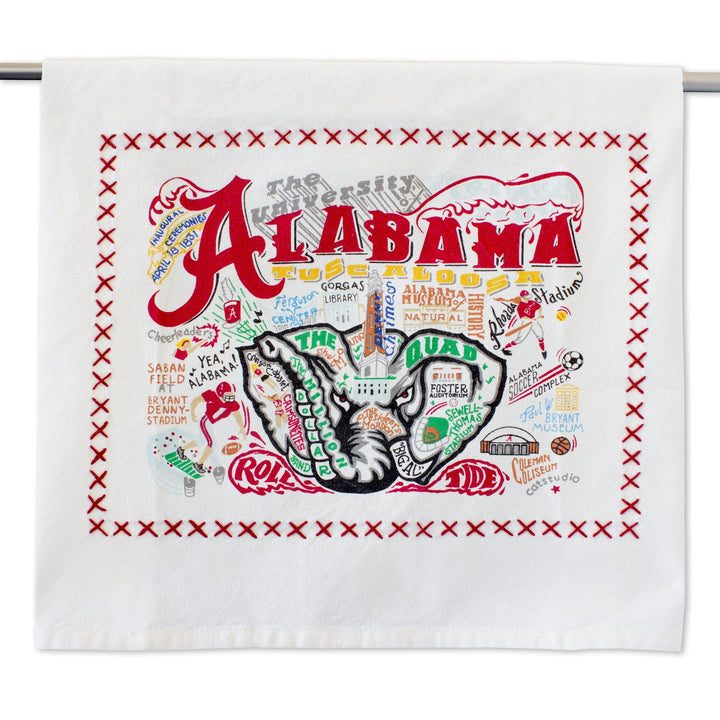 Catstudio University of Alabama Collegiate Dish Towel