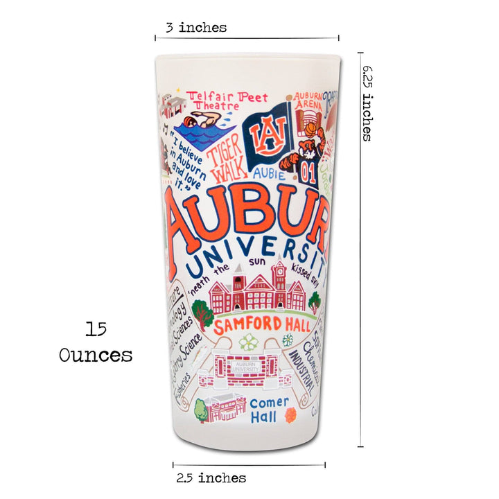 Catstudio Auburn University Collegiate Drinking Glass