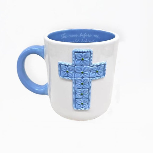 Mary Square Mug Sculpted The Cross Before Me