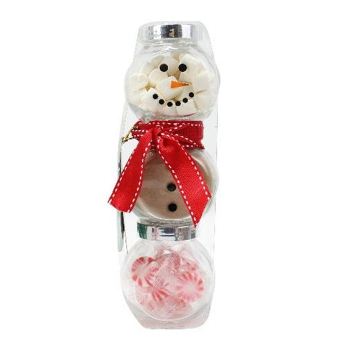 Too Good Gourmet 3 Jar Snowman Cocoa Set (Green Tag)