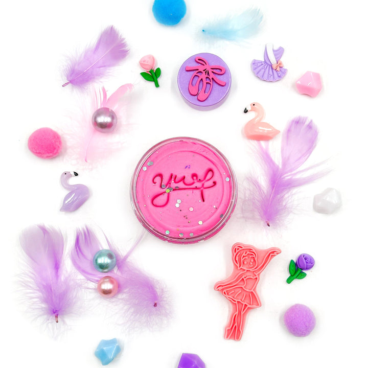 Young + Wild and Friedman Grab & Go Dough Jar - Ballet - WS
