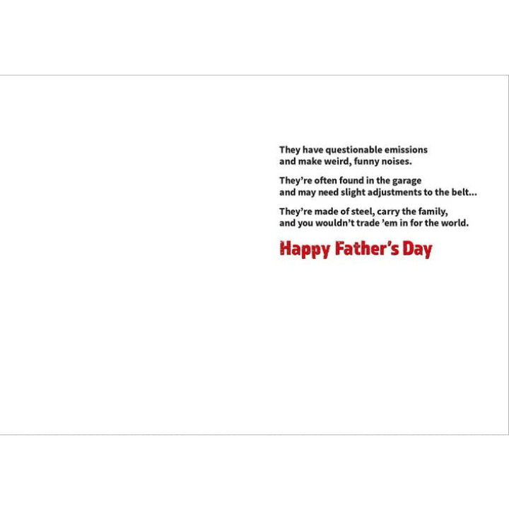 Avanti Press Dads Are Like Old Cars Father's Day Card