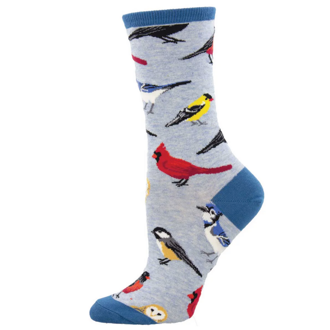 Socksmith Women's Crew Socks - Bird is the Word