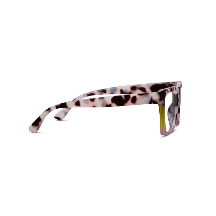 Peepers Birdie Glasses - Pink Chai Colorblock