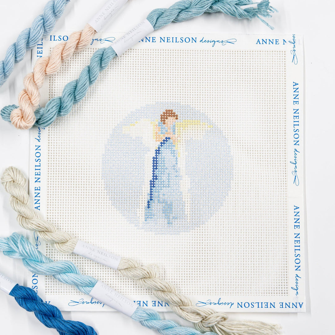 Anne Neilson Home Blue Angel Beginner Needlepoint Kit