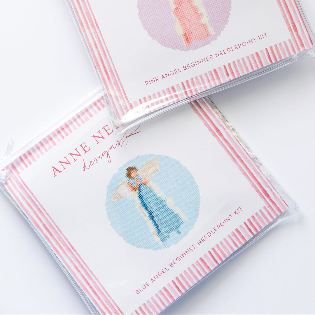 Anne Neilson Home Blue Angel Beginner Needlepoint Kit