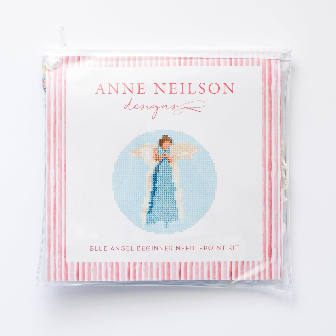 Anne Neilson Home Blue Angel Beginner Needlepoint Kit