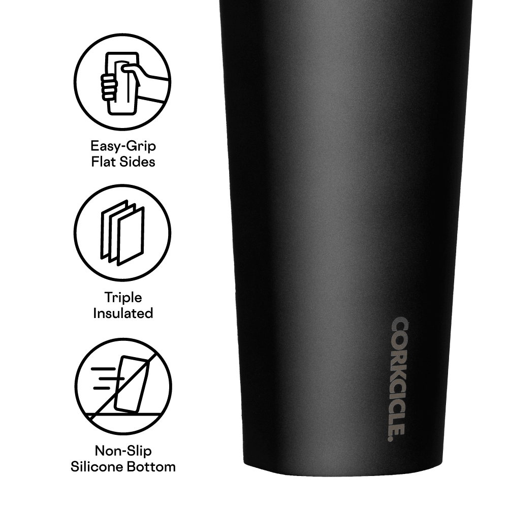 24 oz Tumbler in Matte Black from Corkcicle, Travel Cup