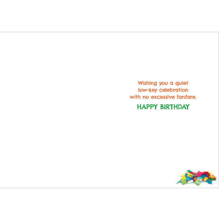 Avanti Press Snarky Confetti Cat Birthday Card