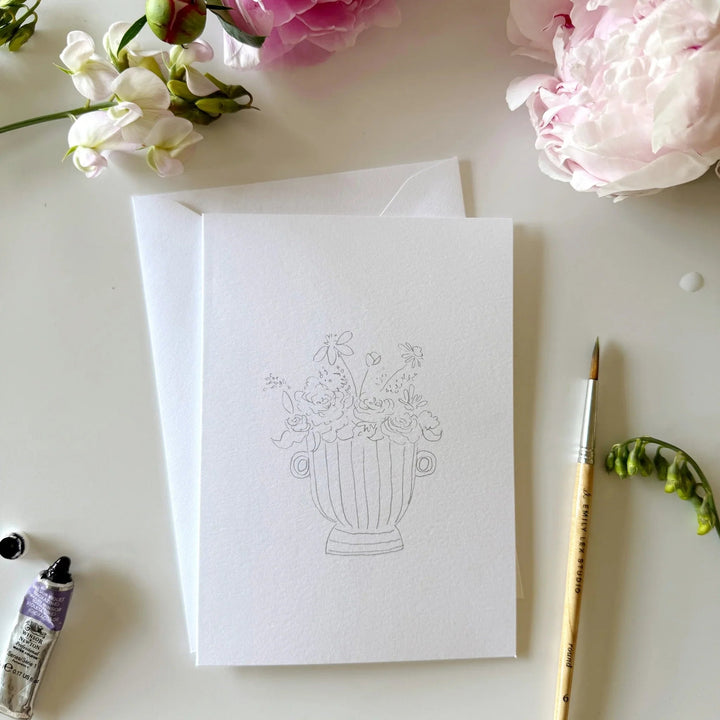 Emily Lex Watercolor Notecard Set - Bouquet