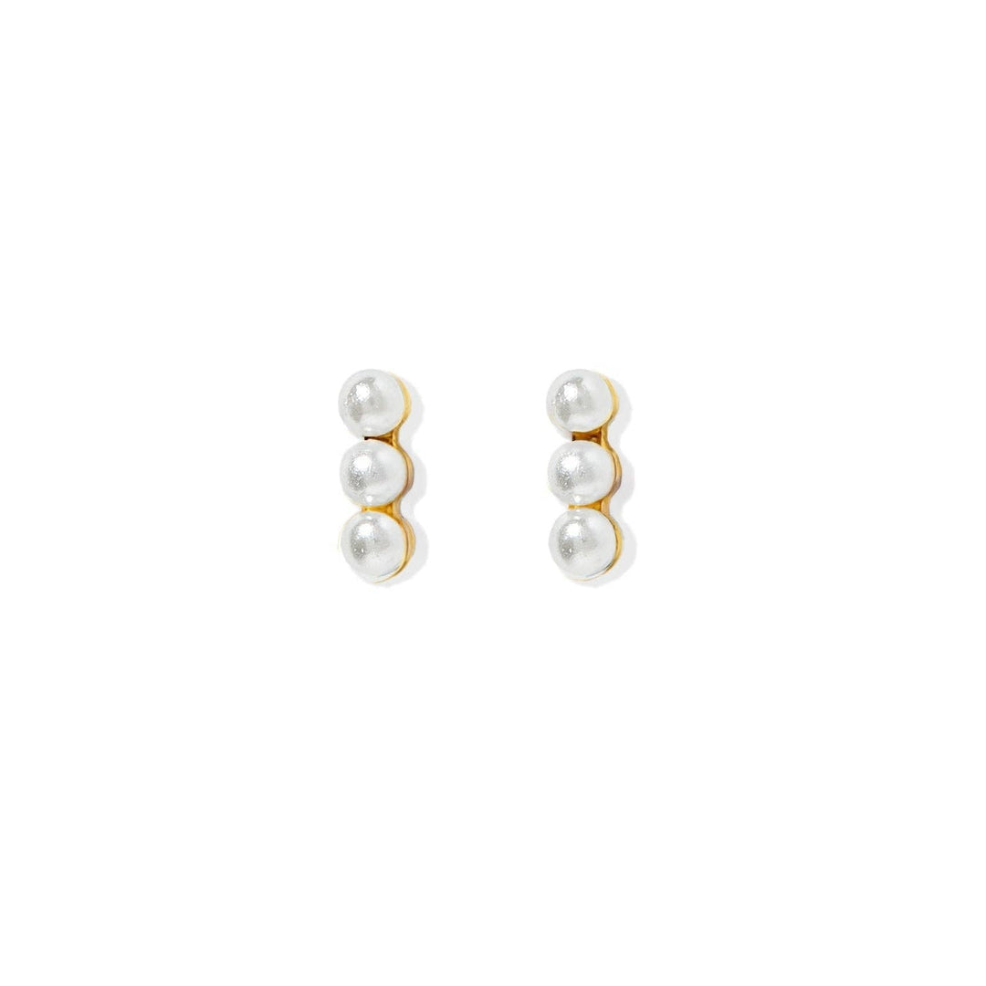 Linny Co Screwback Stud Earrings - Janie Pearl