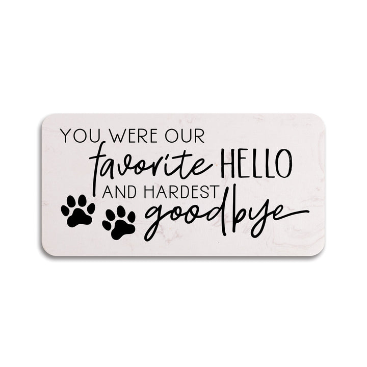 PGD Garden Stone - You Were Our Favorite Hello Garden