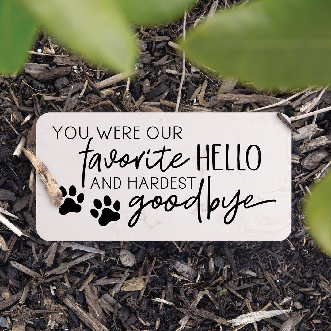 PGD Garden Stone - You Were Our Favorite Hello Garden