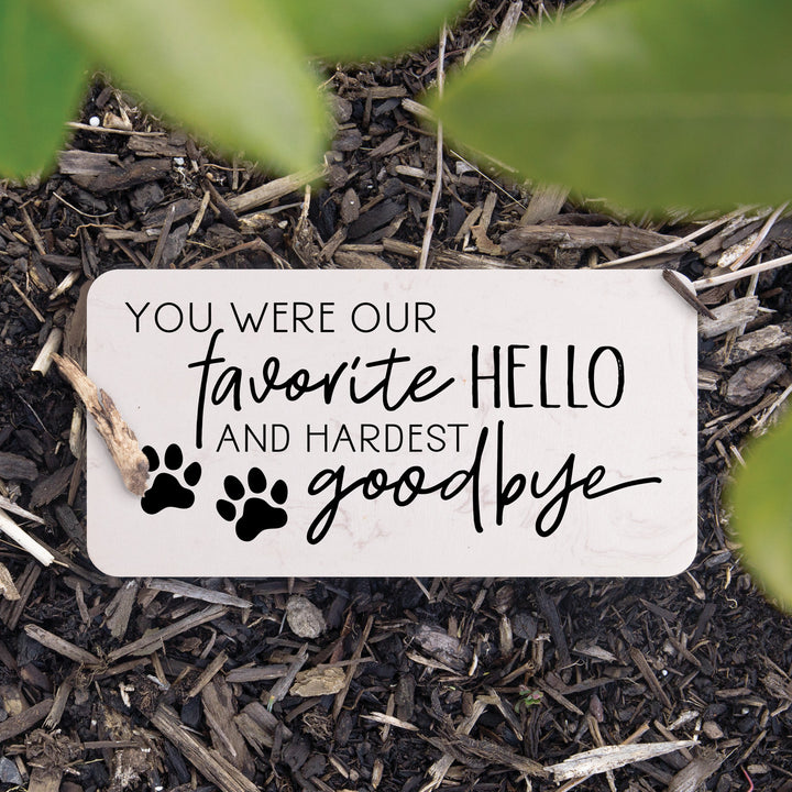 PGD Garden Stone - You Were Our Favorite Hello Garden