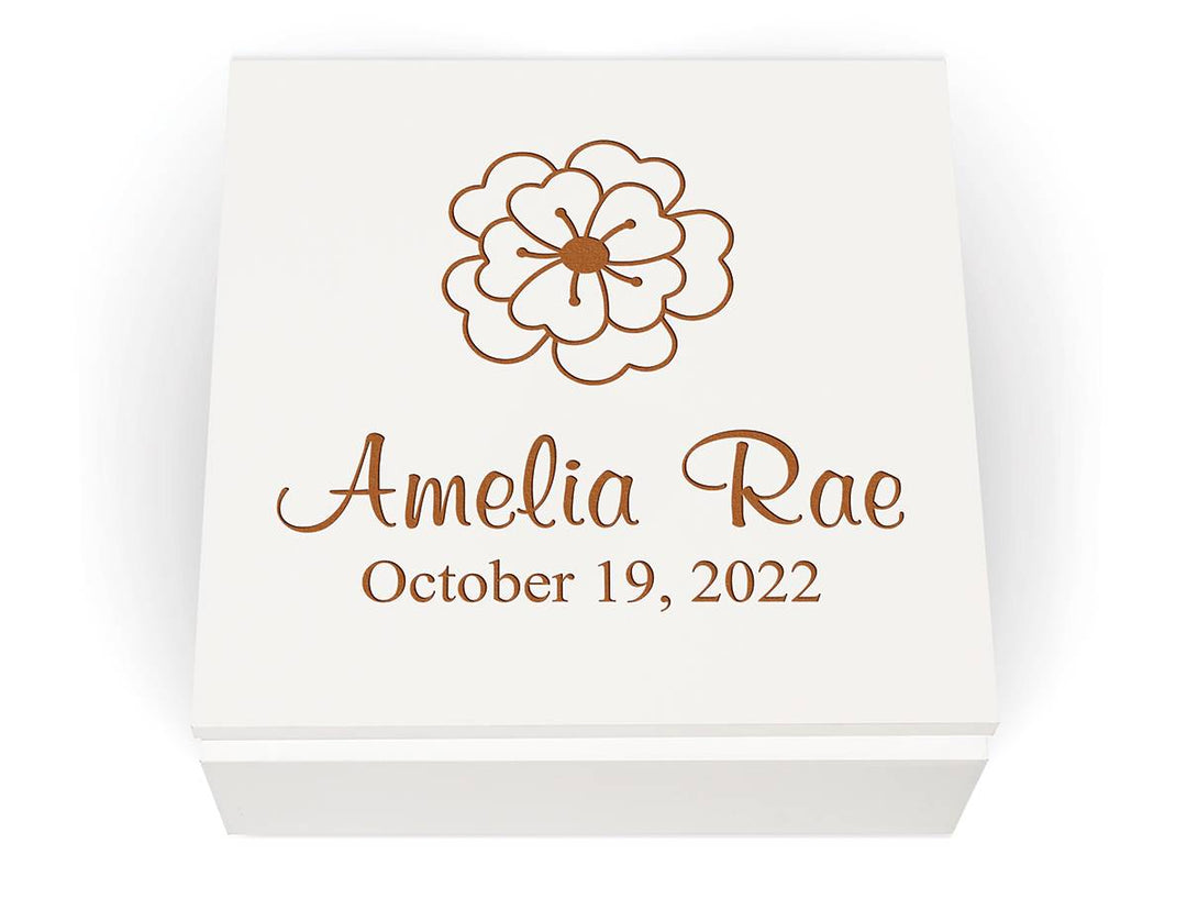 PGD White Trinket Box w/Personalization