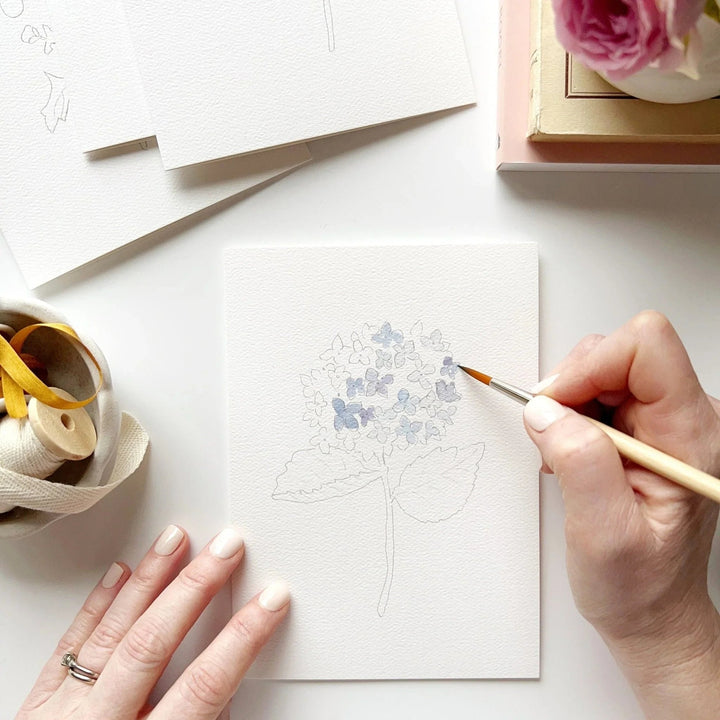 Emily Lex Watercolor Notecard Set - Garden Flowers