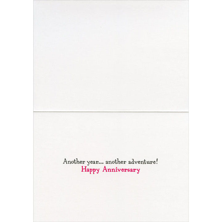Avanti Press Old Couple Changing Tire Anniversary Card