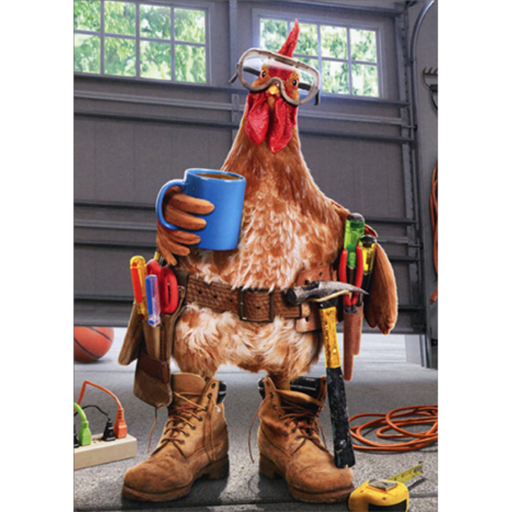 Avanti Press Rooster Mr Fix It Father's Day Card