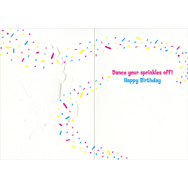 Avanti Press Dancing Cupcake Dog Birthday Card
