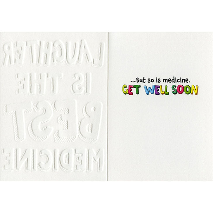 Avanti Press Laughter Is The Best Medicine Get Well Card