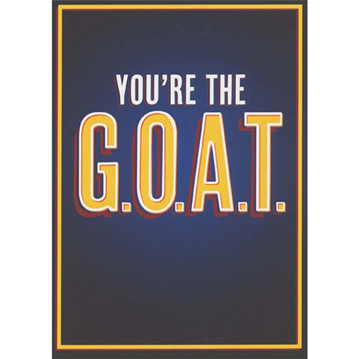 Avanti Press You're the GOAT Father's Day Card