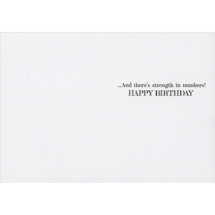 Avanti Press Age, It's Just A Number Birthday Card