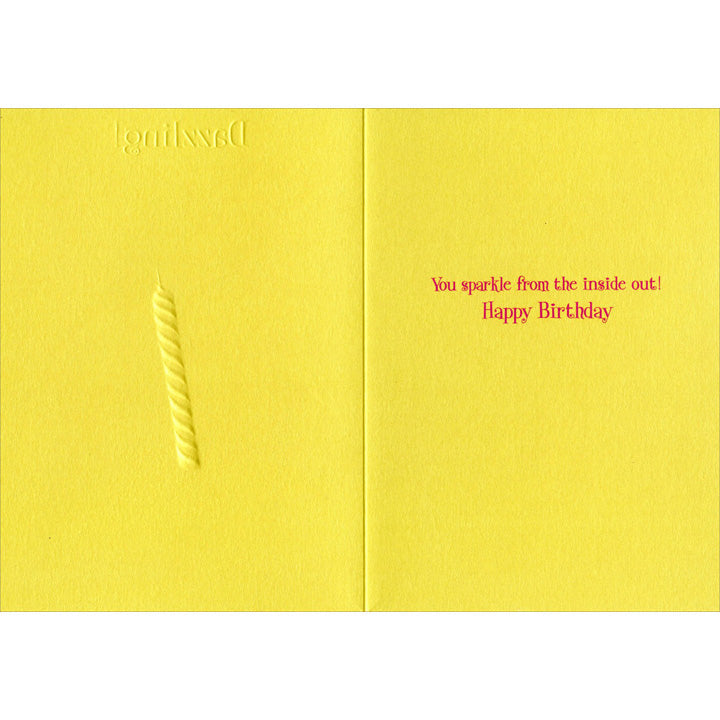 Avanti Press Dazzling Sparkler Cake Birthday Card