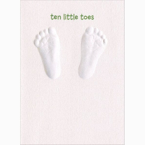 Avanti Press Baby Footprints Card