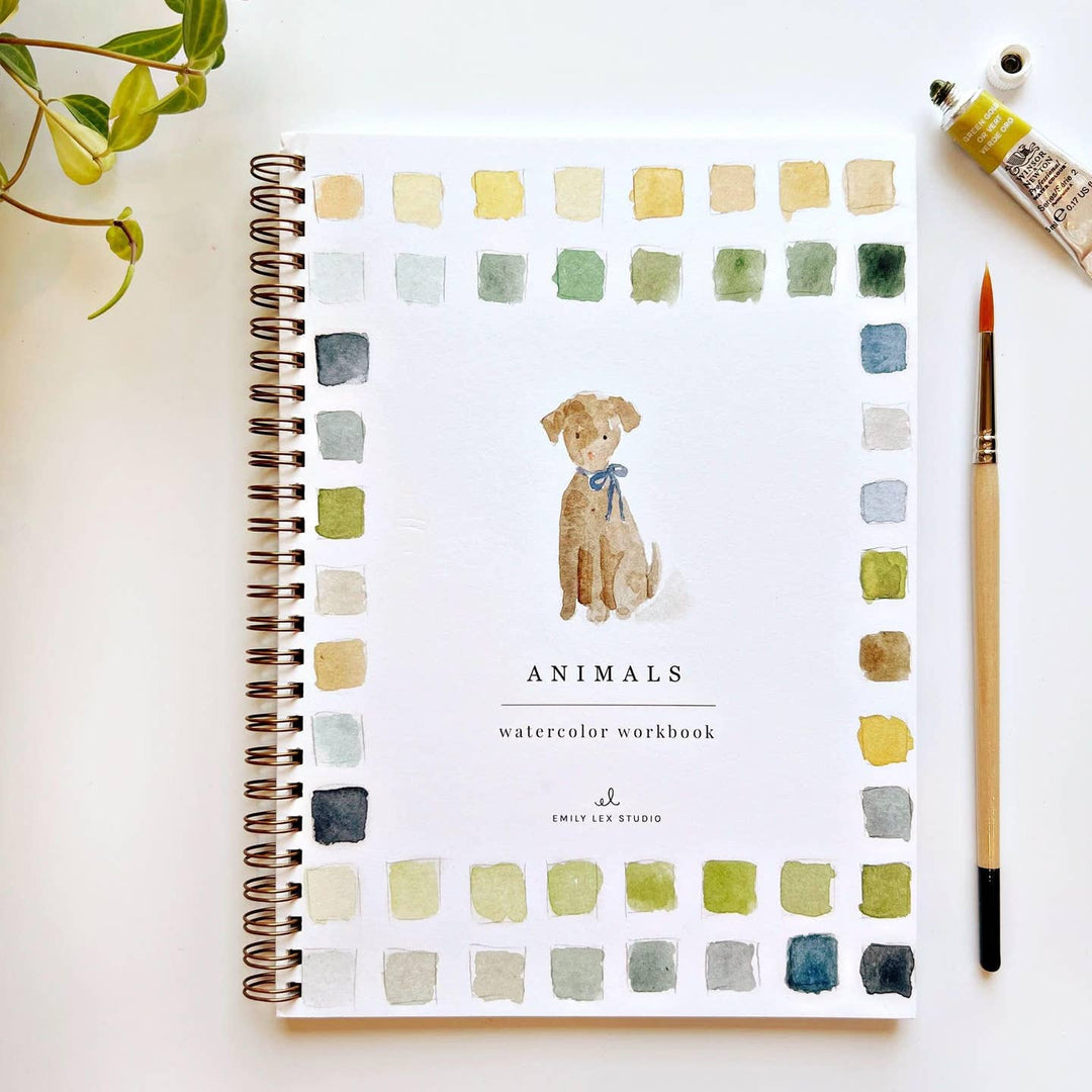 Emily Lex Watercolor Workbook - Animals