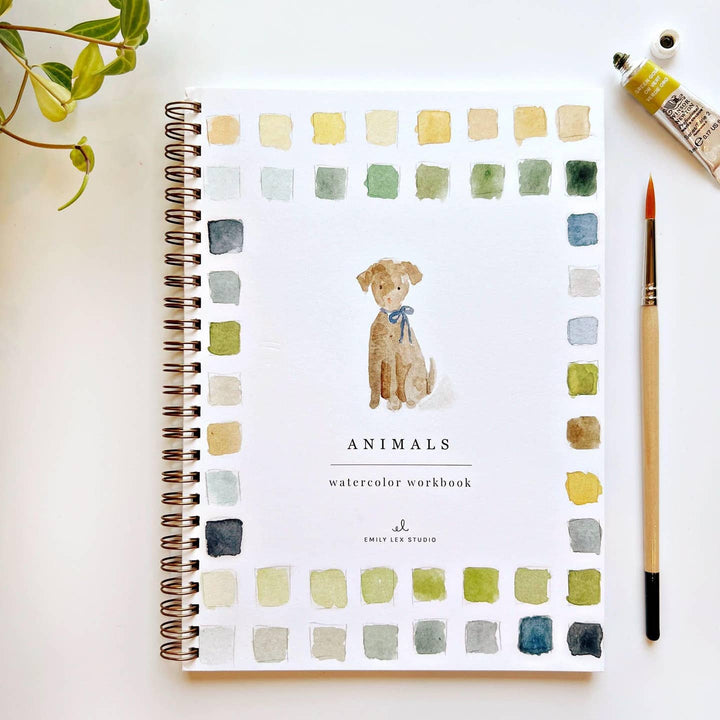 Emily Lex Watercolor Workbook - Animals