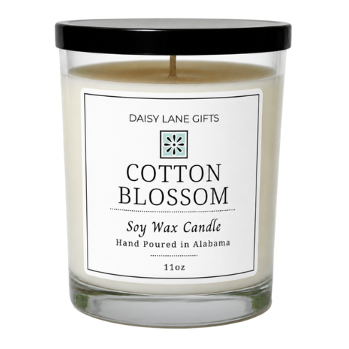 Daisy Lane Gifts 11oz Glass Jar Candle - Cotton Blossom