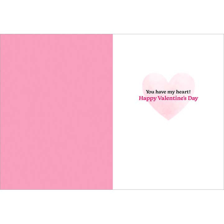 Avanti Press Dalmatian Heart Nose Valentine's Card