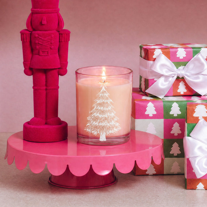 Bridgewater Sweet Grace Pink Tree Decal Jar Candle