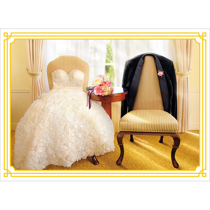 Avanti Press Wedding Chairs Wedding Card