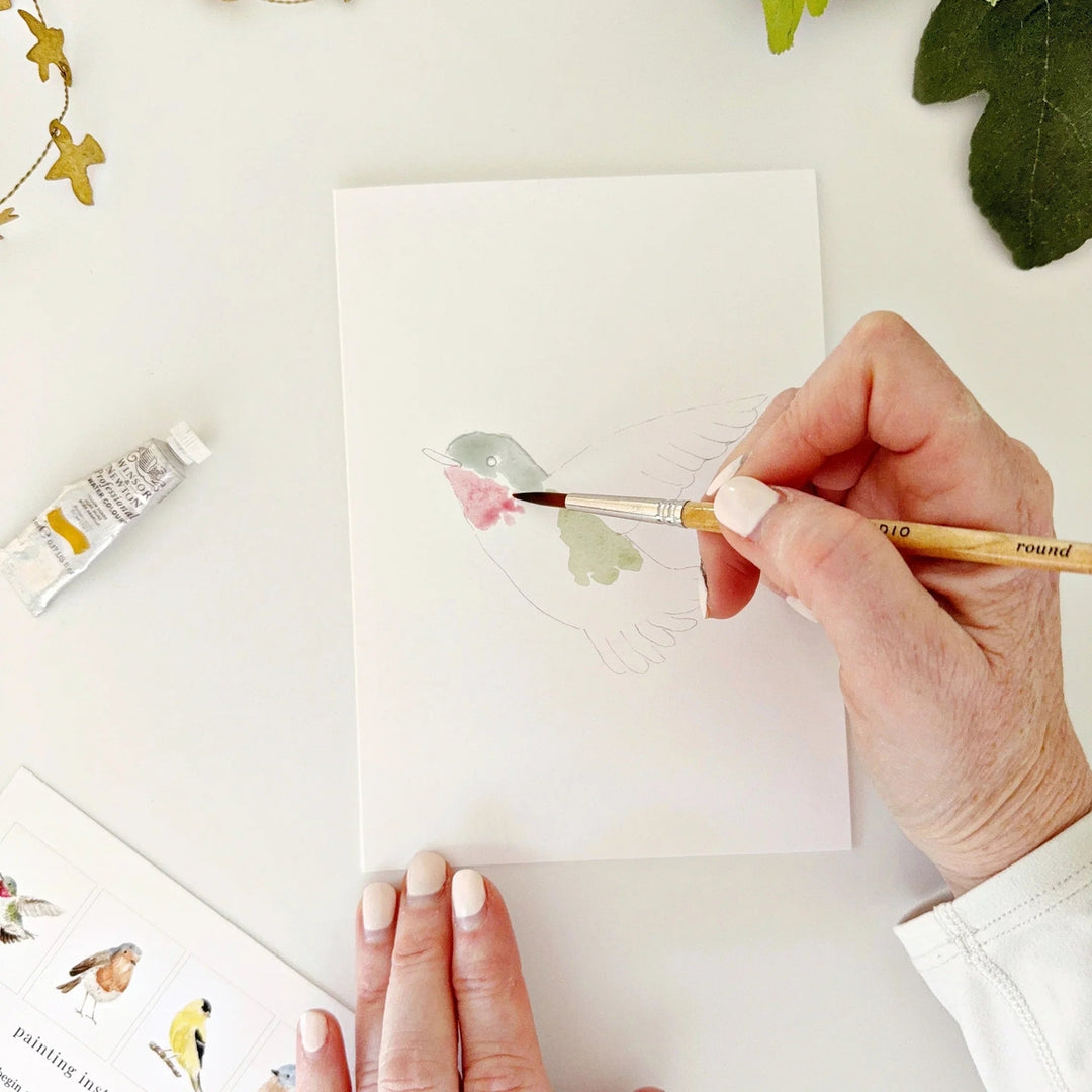 Emily Lex Watercolor Notecard Set - Birds