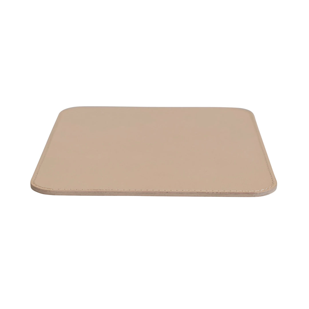 CC Leather Mouse Pad, Tan Color