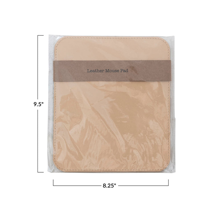 CC Leather Mouse Pad, Tan Color