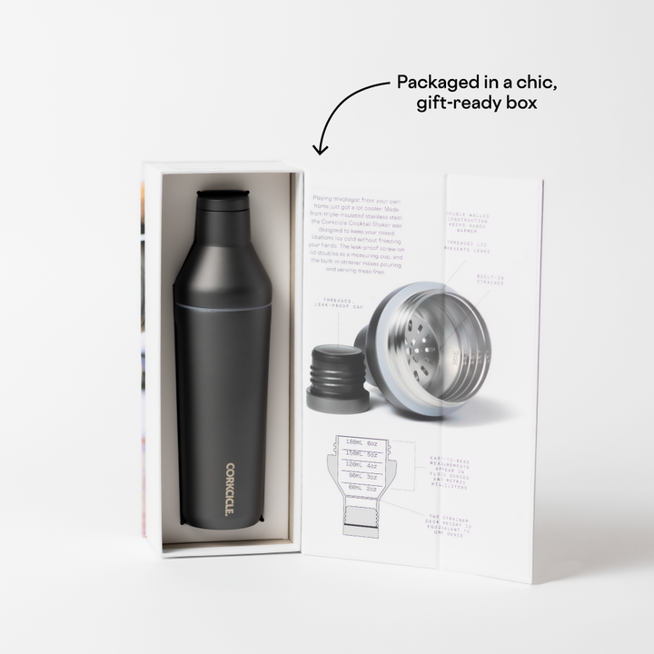 Corkcicle 17oz Cocktail Shaker - Ceramic Slate