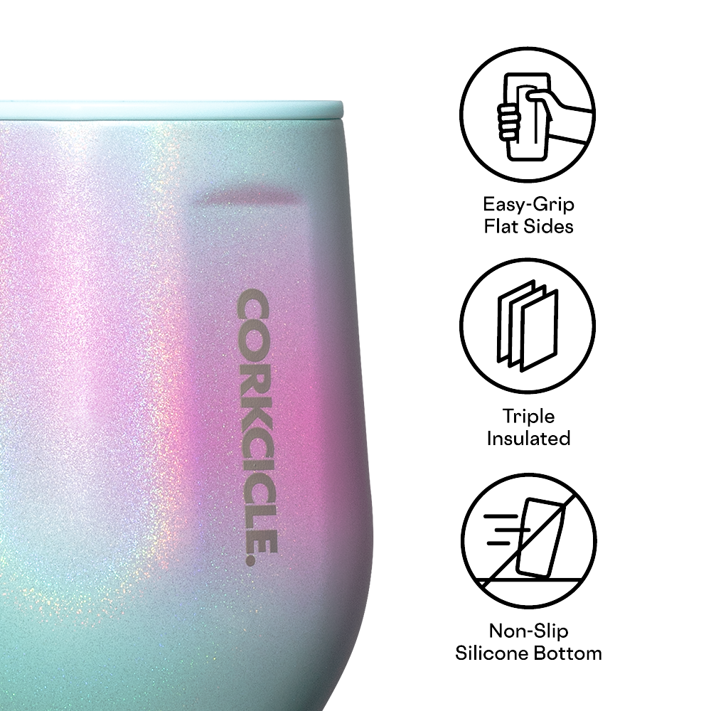 Corkcicle 12oz Stemless - Unicorn Wonderland