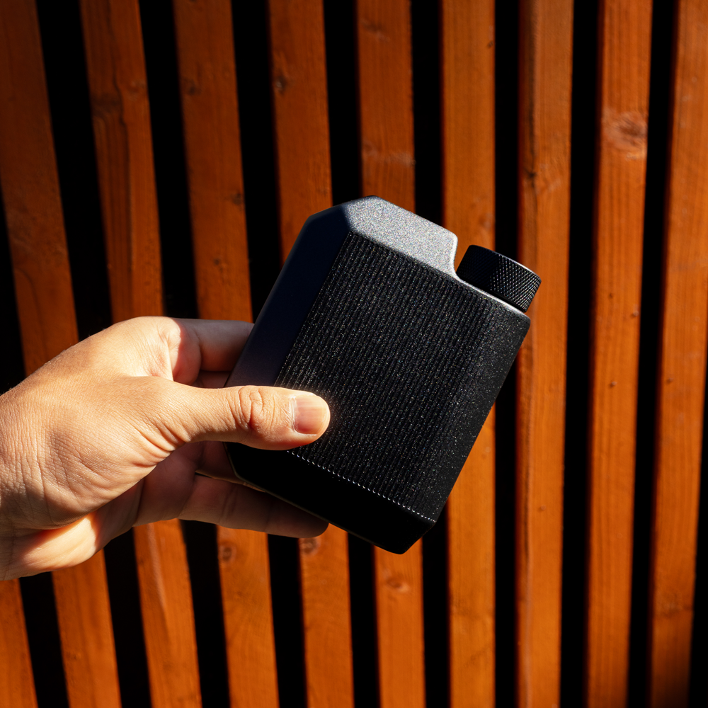 Corkcicle 9oz Rough Flask - Matte Black