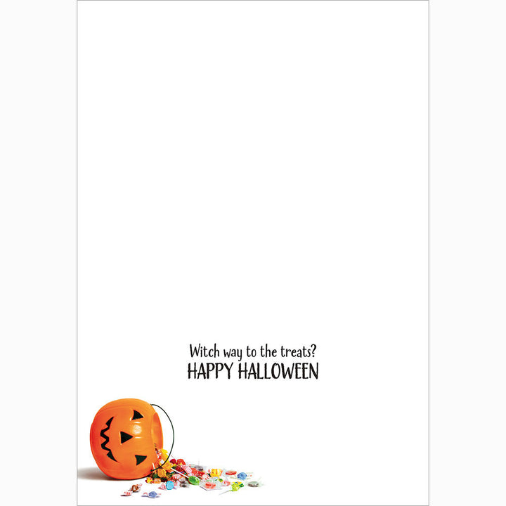 Avanti Press Golden Puppies w/Broom Stick Halloween Card