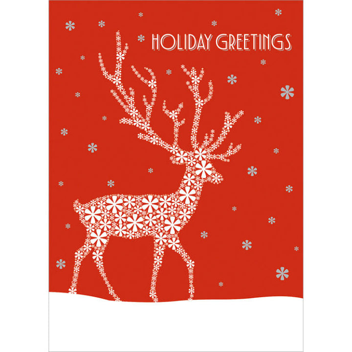 Avanti Press Fancy Reindeer Christmas Card