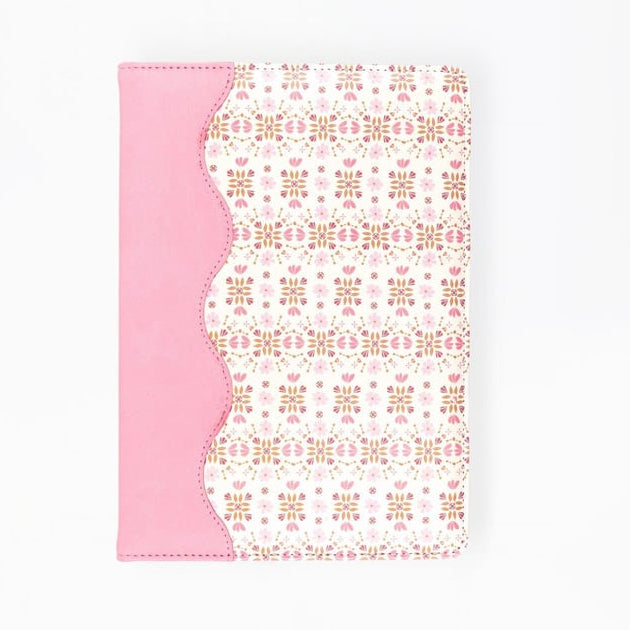 Mary Square Journal Printed Lined Take Two-Pink