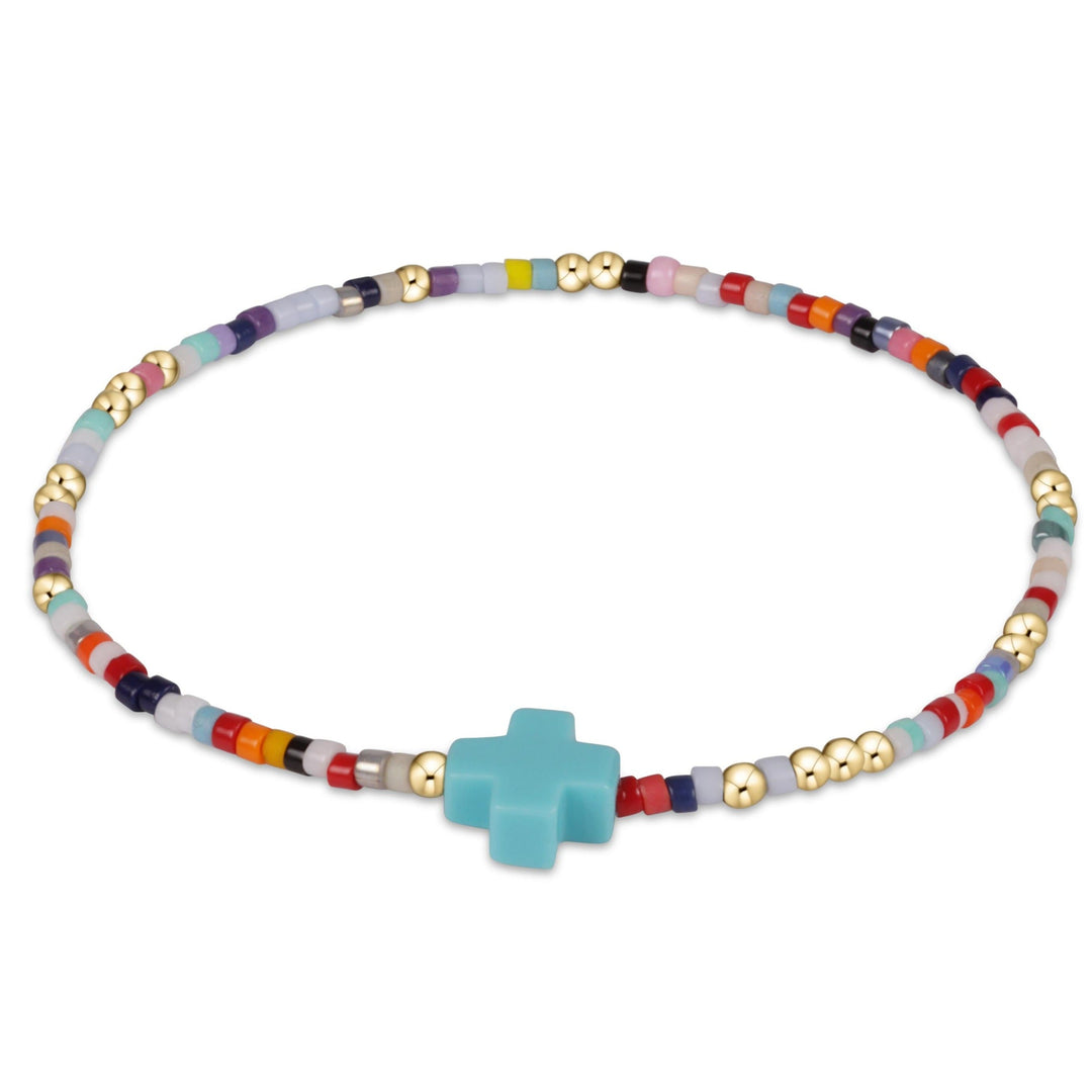 enewton egirl Hope Unwritten Signature Cross Bracelet - Hot Mess