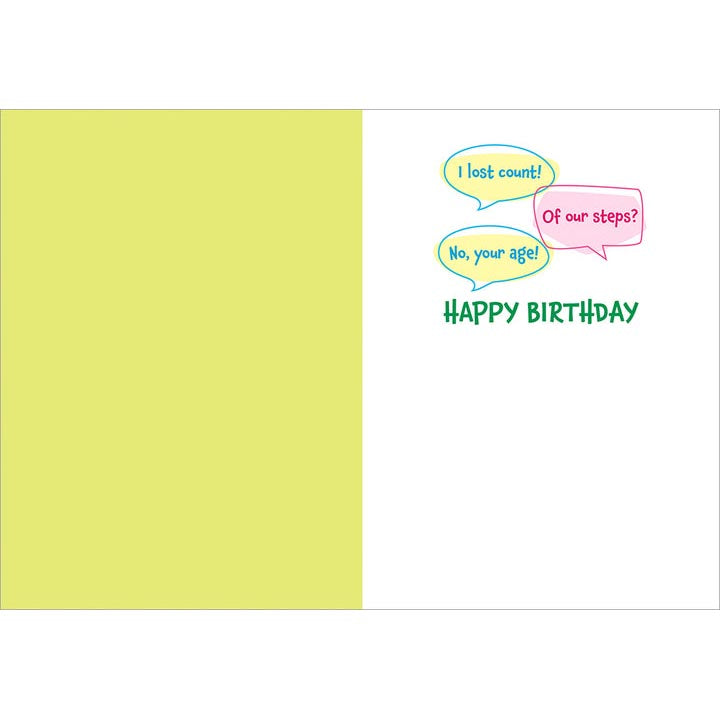 Avanti Press Chickens Power Walking Birthday Card