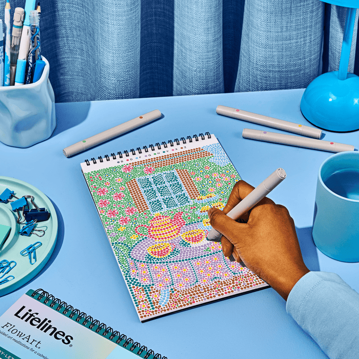 Lifelines FlowArt® - Dot-By-Letter - Cozy Cottage