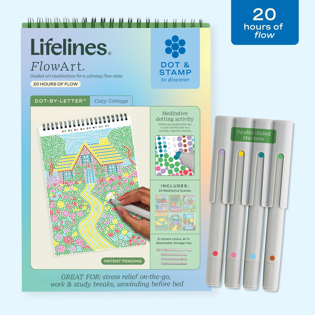 Lifelines FlowArt® - Dot-By-Letter - Cozy Cottage